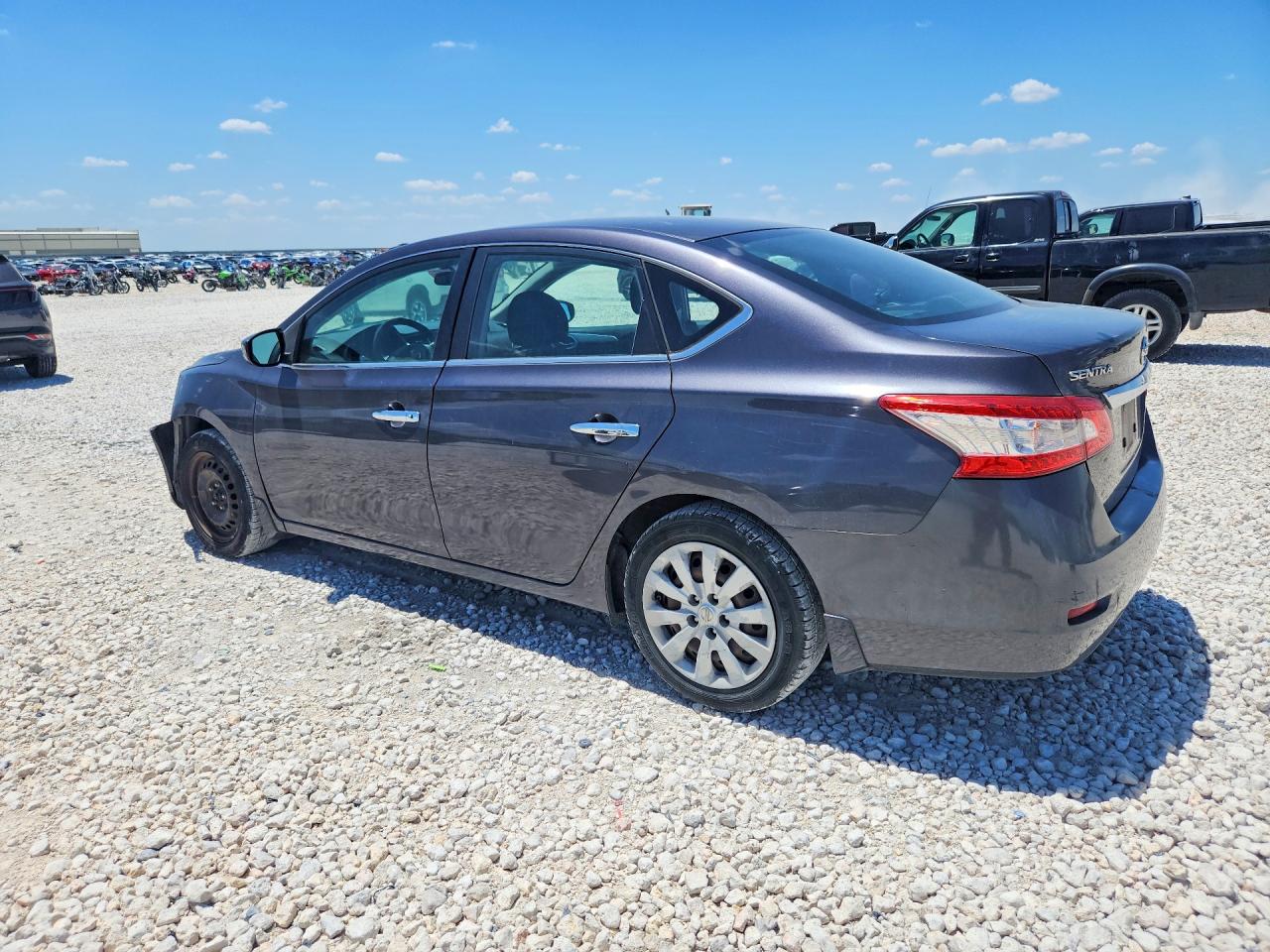 2013 Nissan Sentra S Gray vin: 3N1AB7AP3DL715563