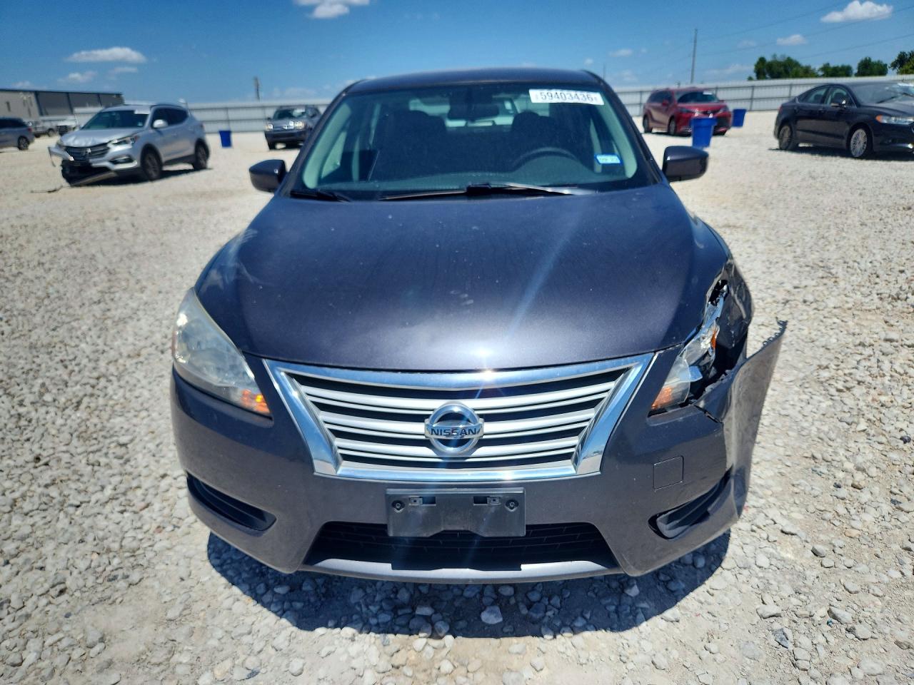 2013 Nissan Sentra S Gray vin: 3N1AB7AP3DL715563