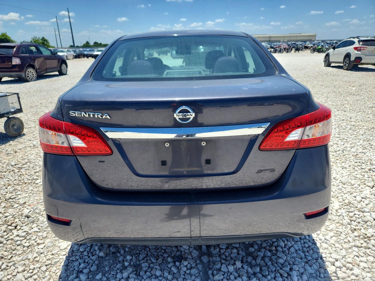 2013 Nissan Sentra S Gray vin: 3N1AB7AP3DL715563