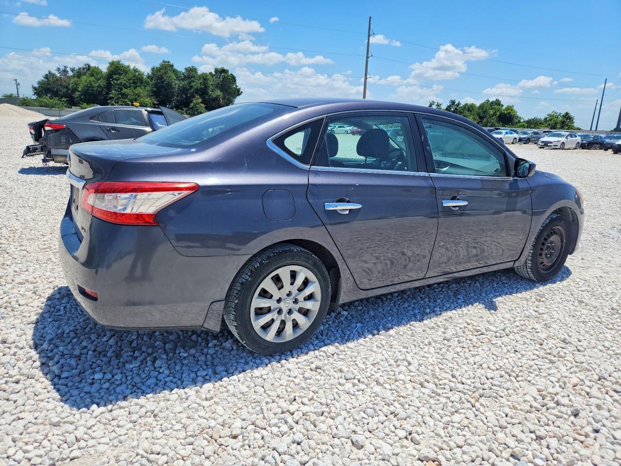 2013 Nissan Sentra S Gray vin: 3N1AB7AP3DL715563