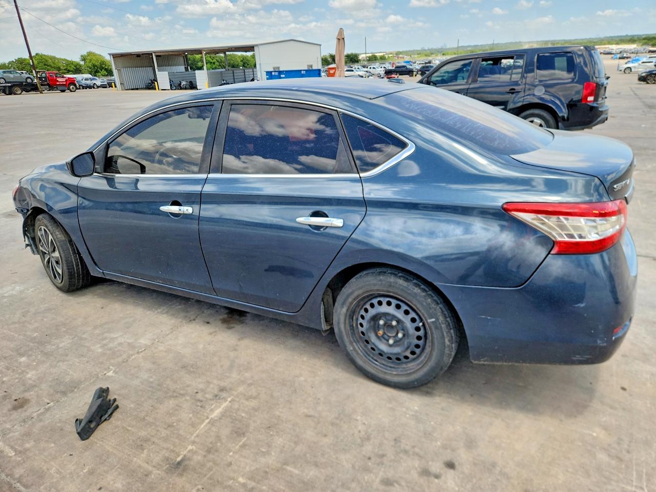 2013 Nissan Sentra S Blue vin: 3N1AB7AP3DL721492