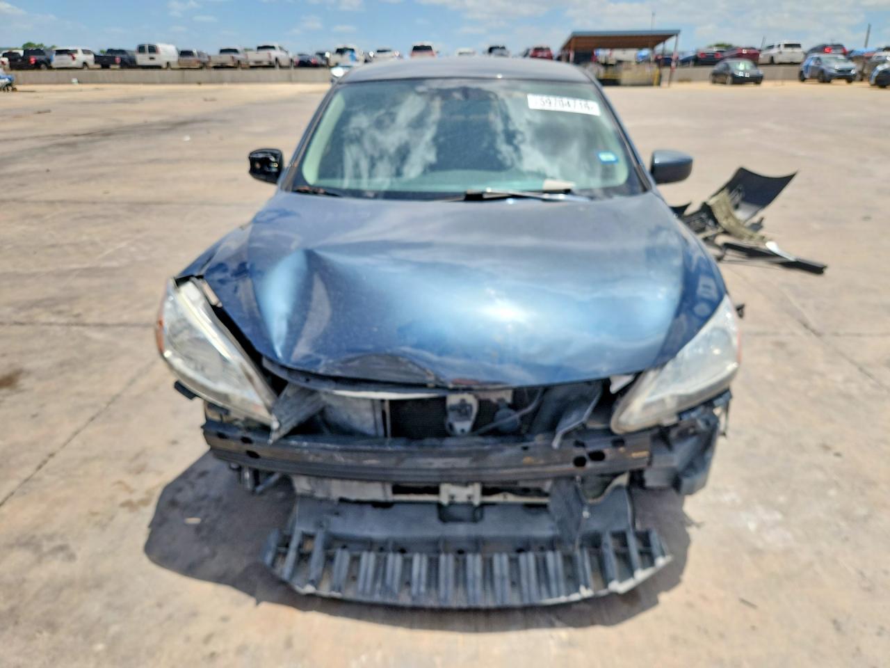 2013 Nissan Sentra S Blue vin: 3N1AB7AP3DL721492