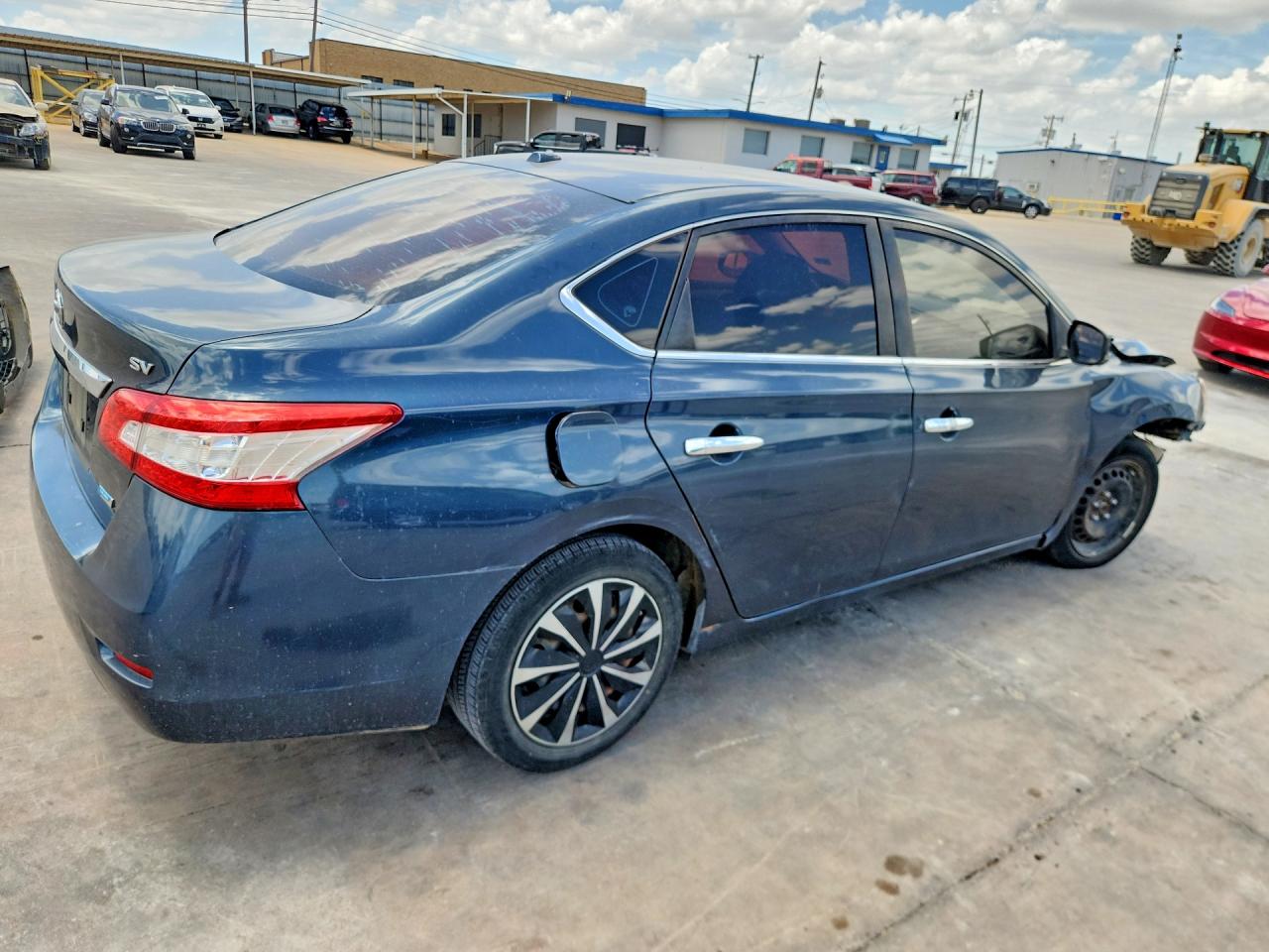 2013 Nissan Sentra S Blue vin: 3N1AB7AP3DL721492