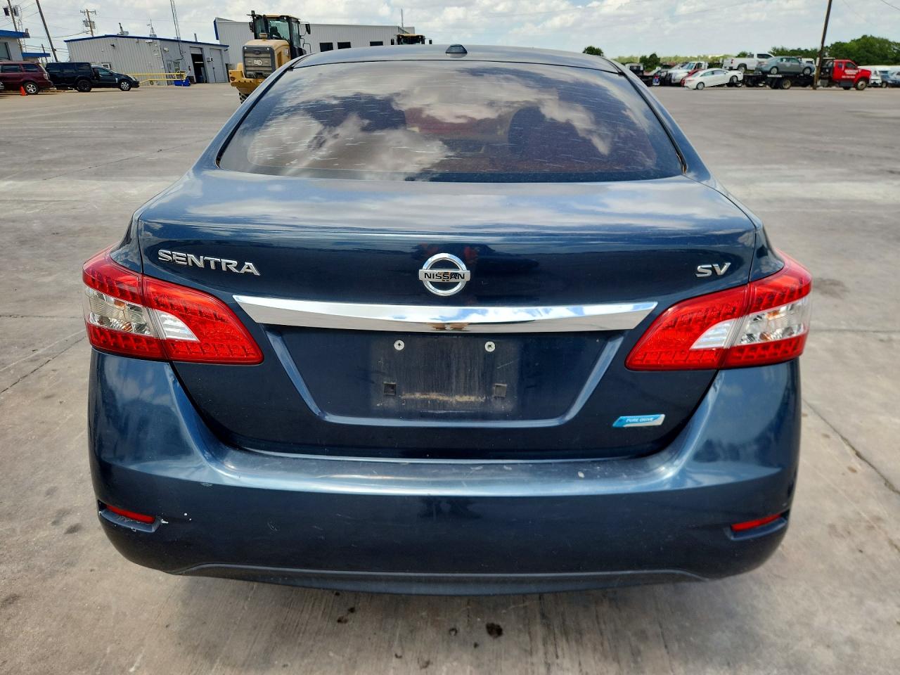 2013 Nissan Sentra S Blue vin: 3N1AB7AP3DL721492
