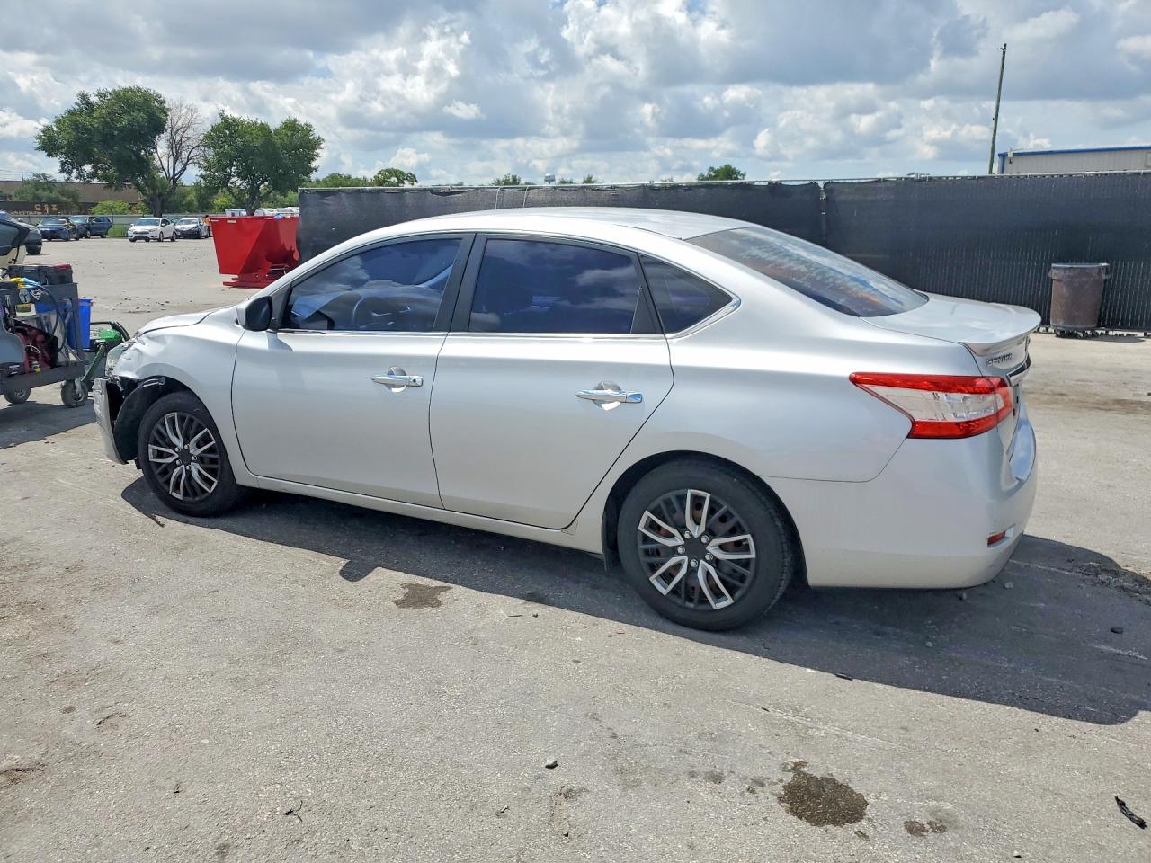 2013 Nissan Sentra S Silver vin: 3N1AB7AP3DL723047