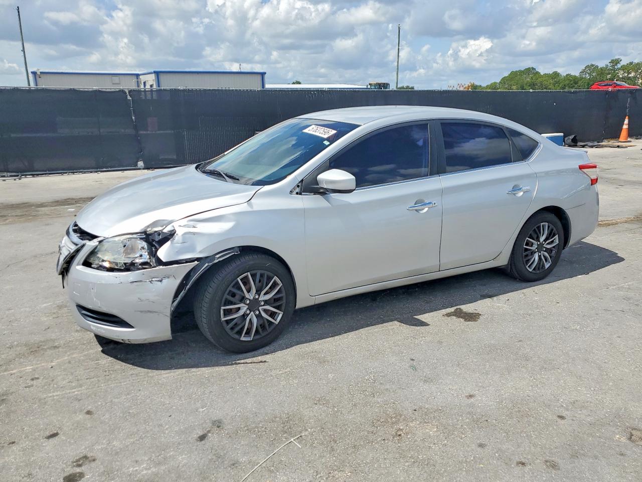 2013 Nissan Sentra S Silver vin: 3N1AB7AP3DL723047