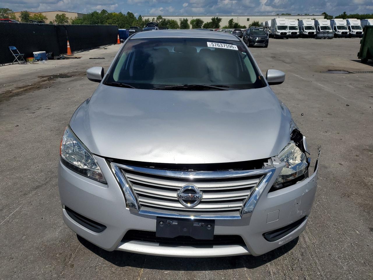 2013 Nissan Sentra S Silver vin: 3N1AB7AP3DL723047