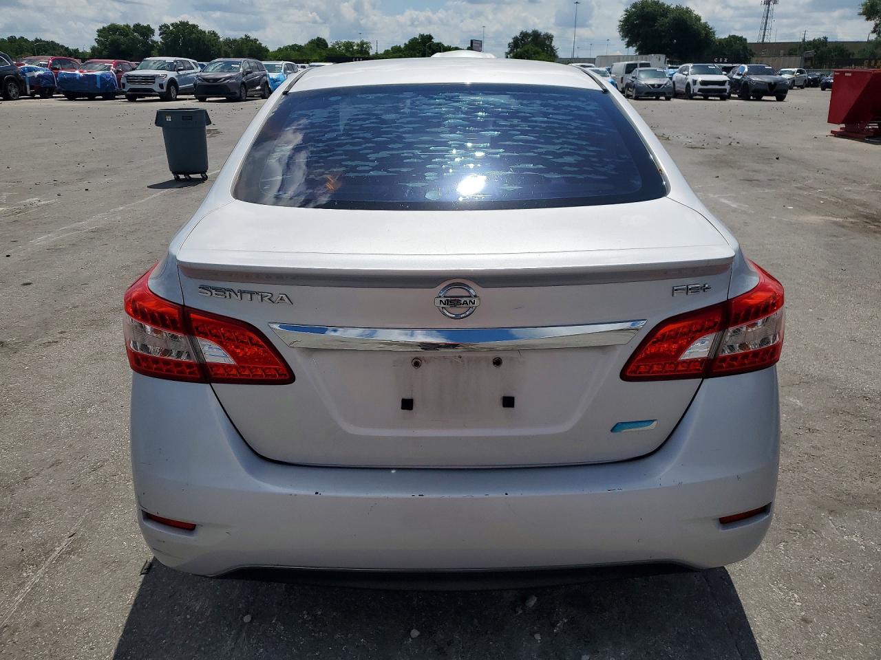 2013 Nissan Sentra S Silver vin: 3N1AB7AP3DL723047