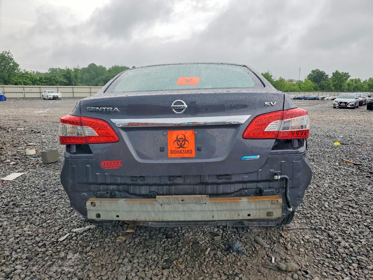 2013 Nissan Sentra S Gray vin: 3N1AB7AP3DL728832