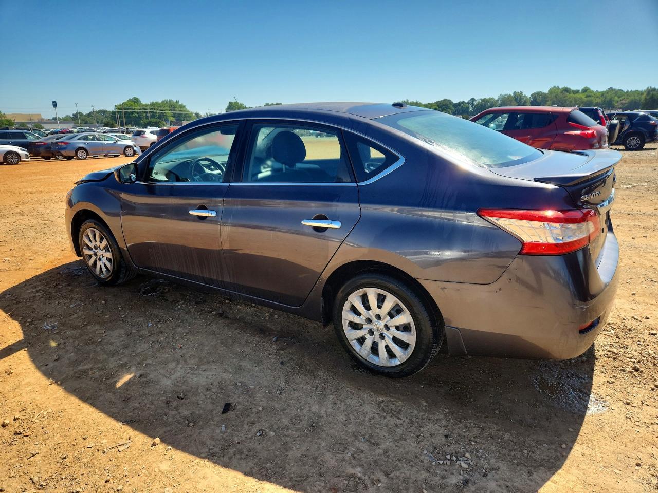 2013 Nissan Sentra S Charcoal vin: 3N1AB7AP3DL736445