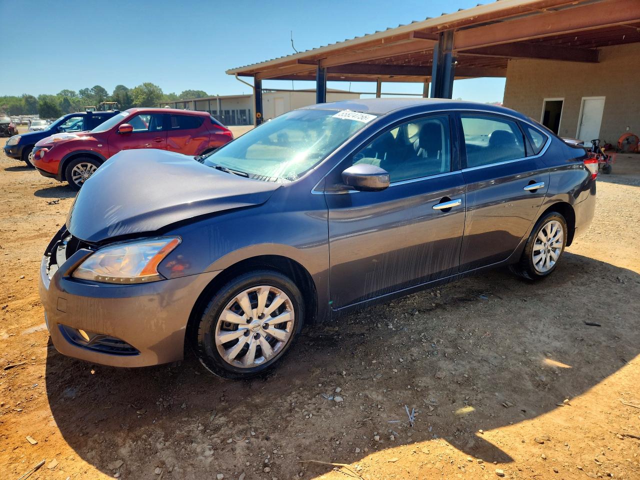 2013 Nissan Sentra S Charcoal vin: 3N1AB7AP3DL736445