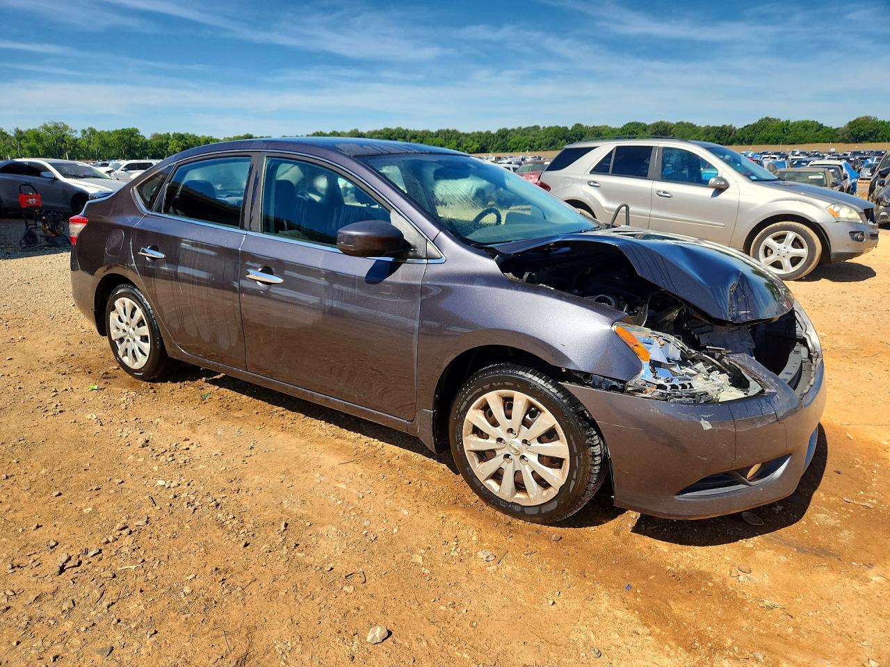 2013 Nissan Sentra S Charcoal vin: 3N1AB7AP3DL736445