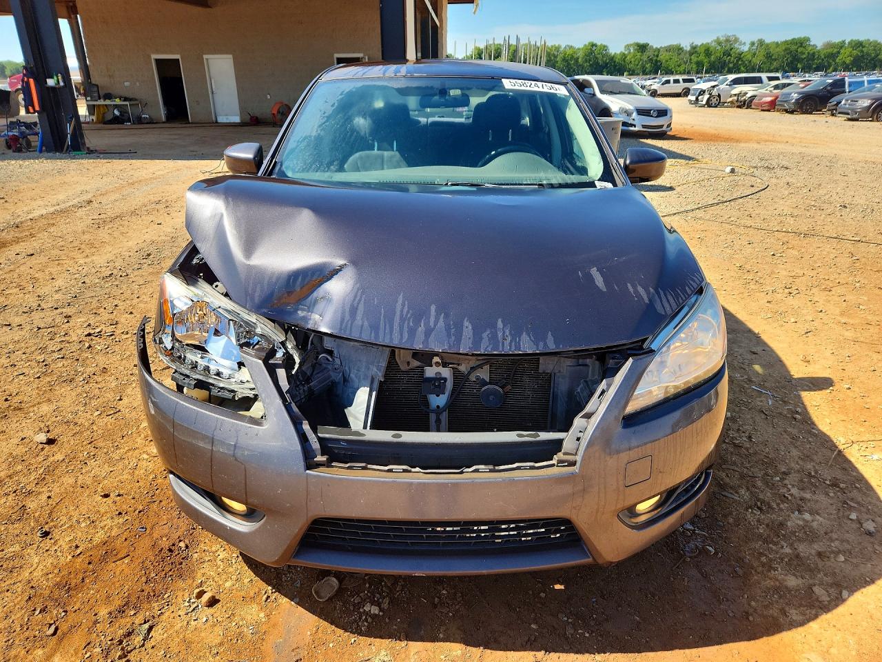 2013 Nissan Sentra S Charcoal vin: 3N1AB7AP3DL736445