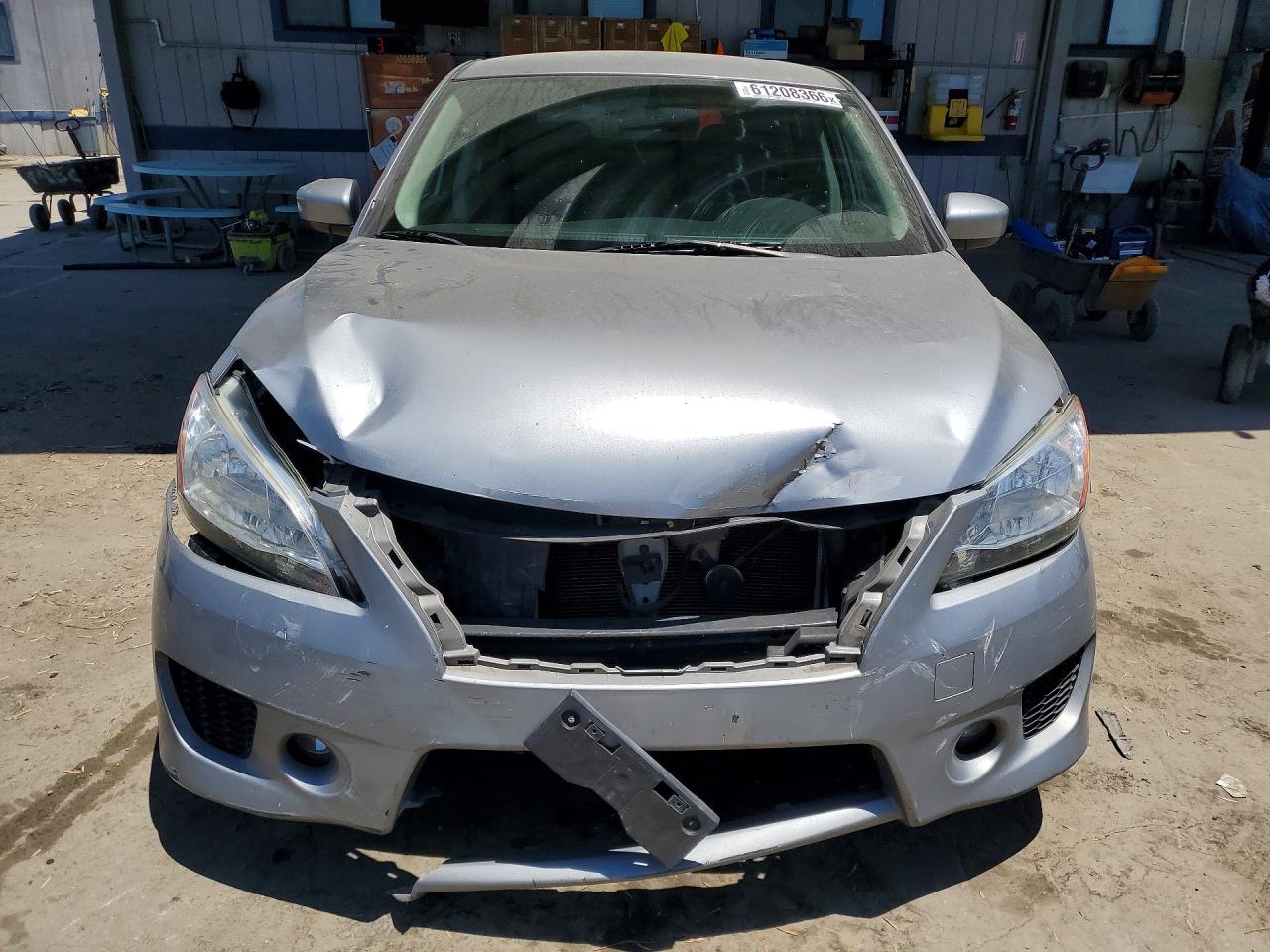 2013 Nissan Sentra S Silver vin: 3N1AB7AP3DL748627