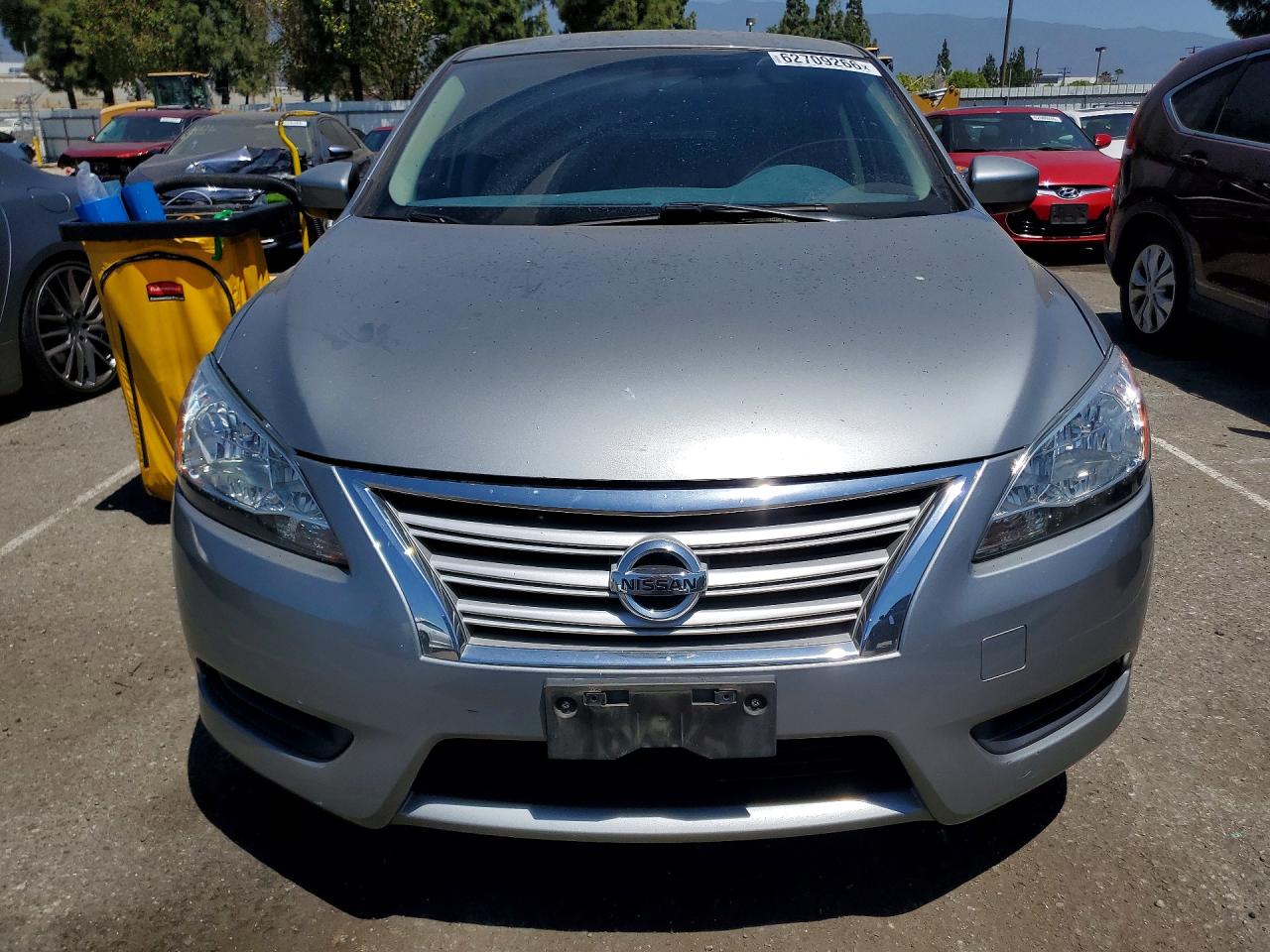 2013 Nissan Sentra S Серебряный vin: 3N1AB7AP3DL758543