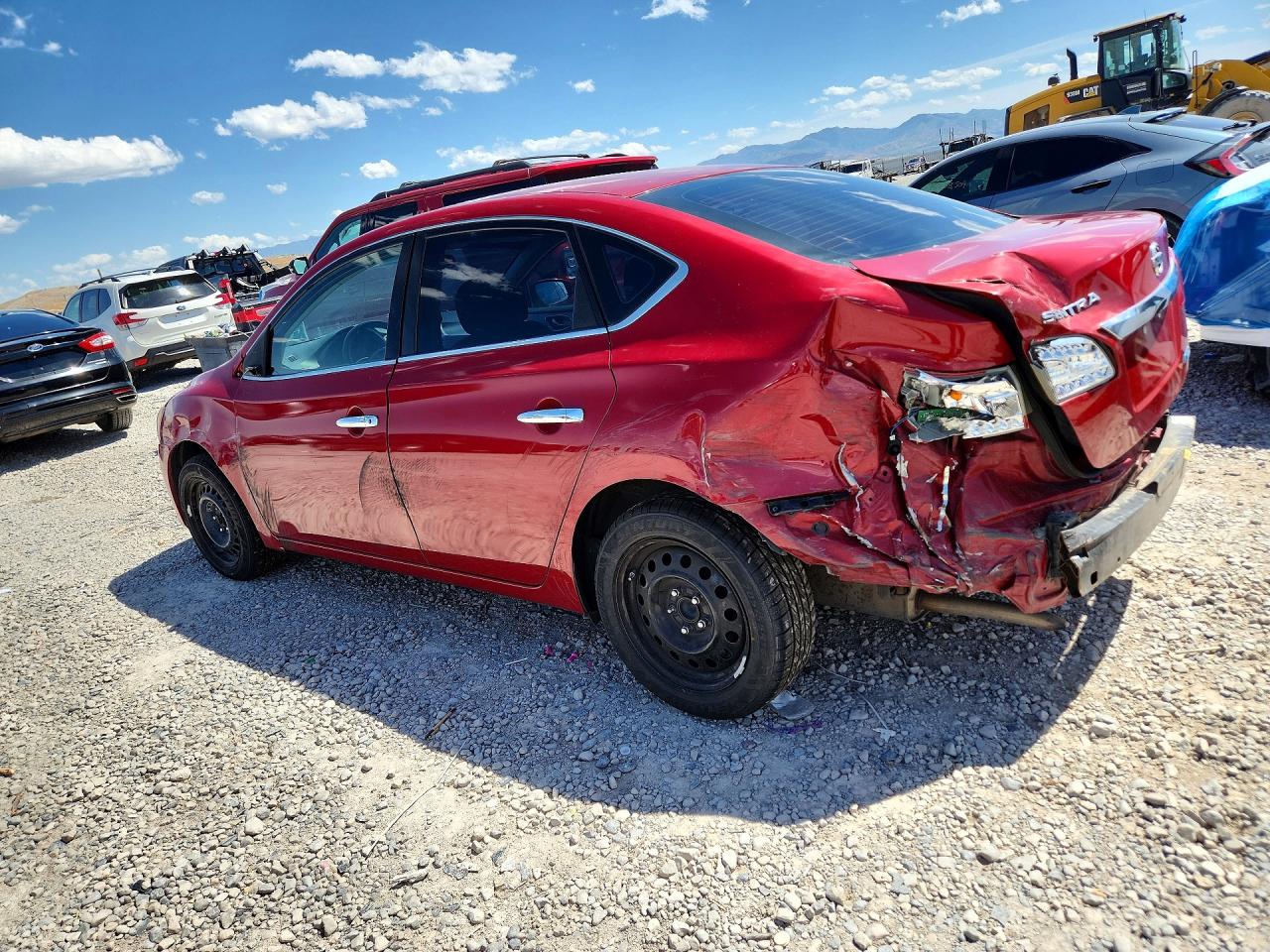2013 Nissan Sentra S Красный vin: 3N1AB7AP3DL759109