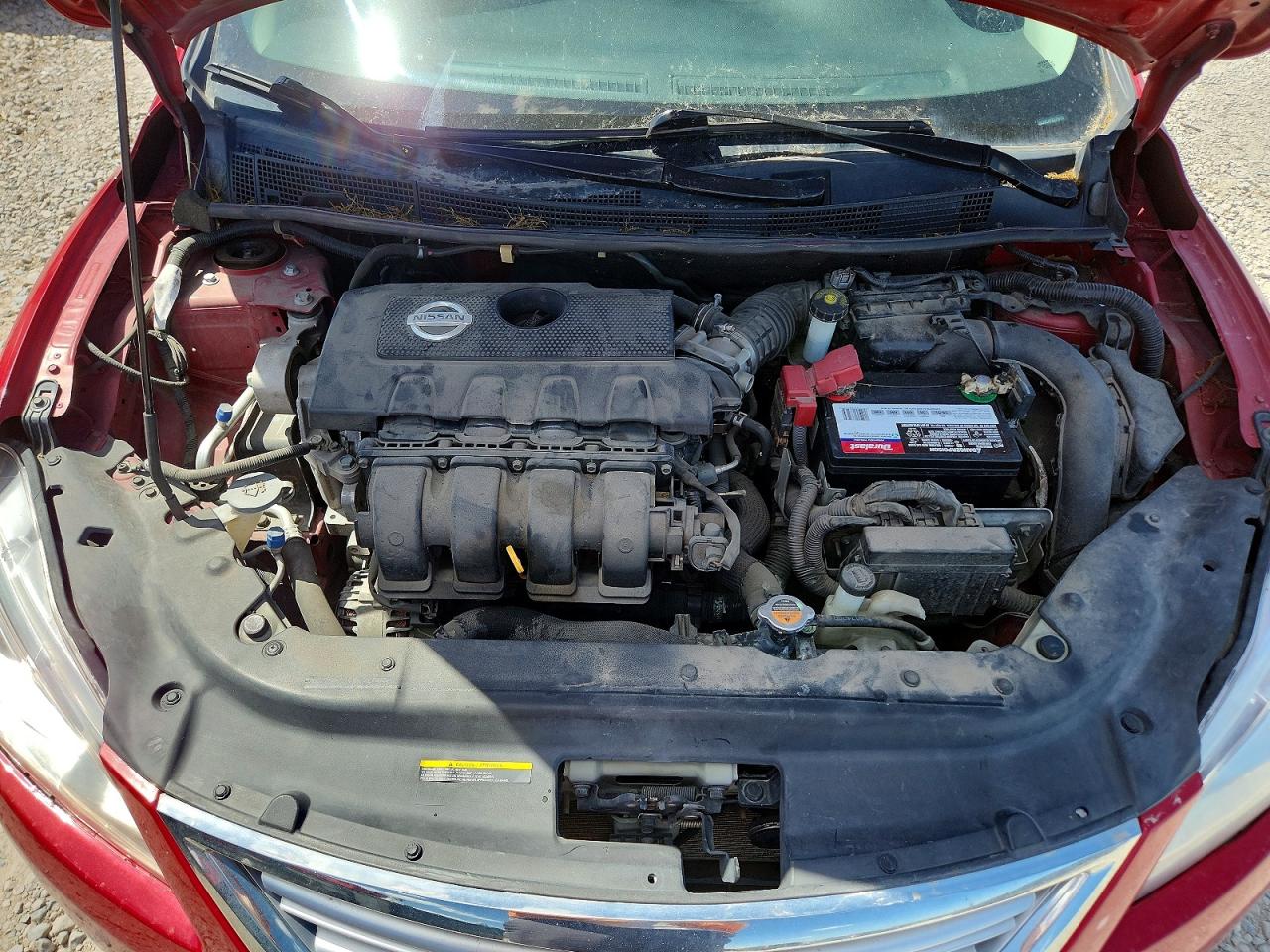 2013 Nissan Sentra S Красный vin: 3N1AB7AP3DL759109