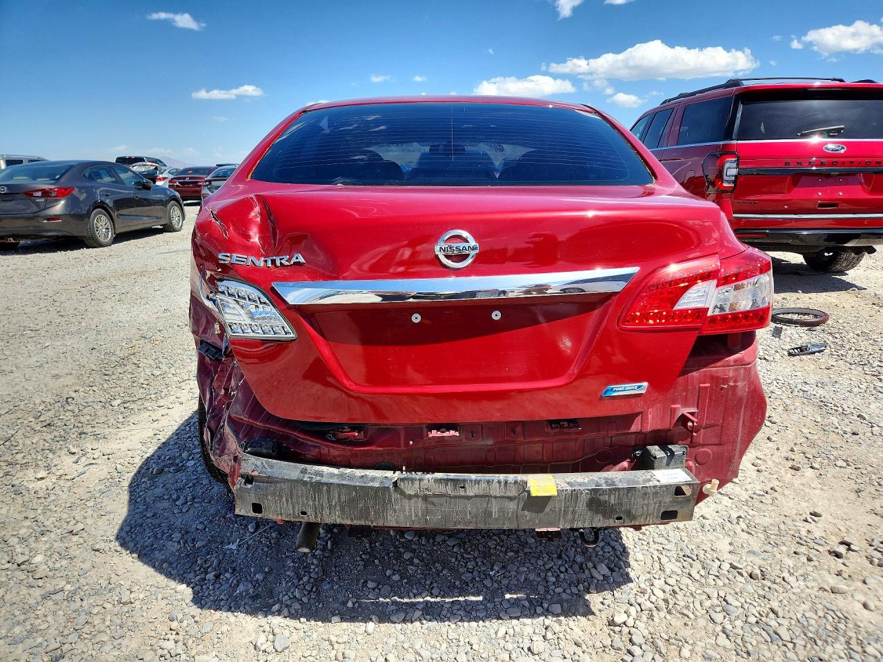2013 Nissan Sentra S Красный vin: 3N1AB7AP3DL759109