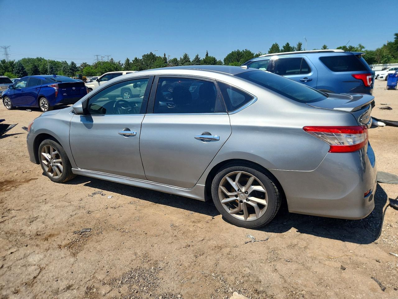 2013 Nissan Sentra S/sv/sr/sl Silver vin: 3N1AB7AP3DL762804