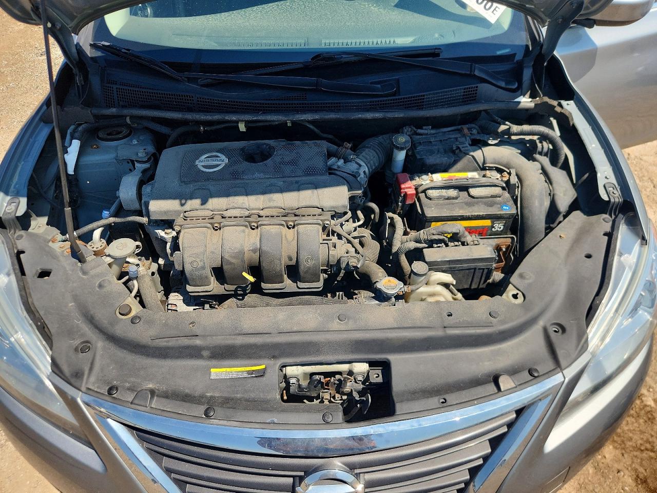 2013 Nissan Sentra S/sv/sr/sl Silver vin: 3N1AB7AP3DL762804