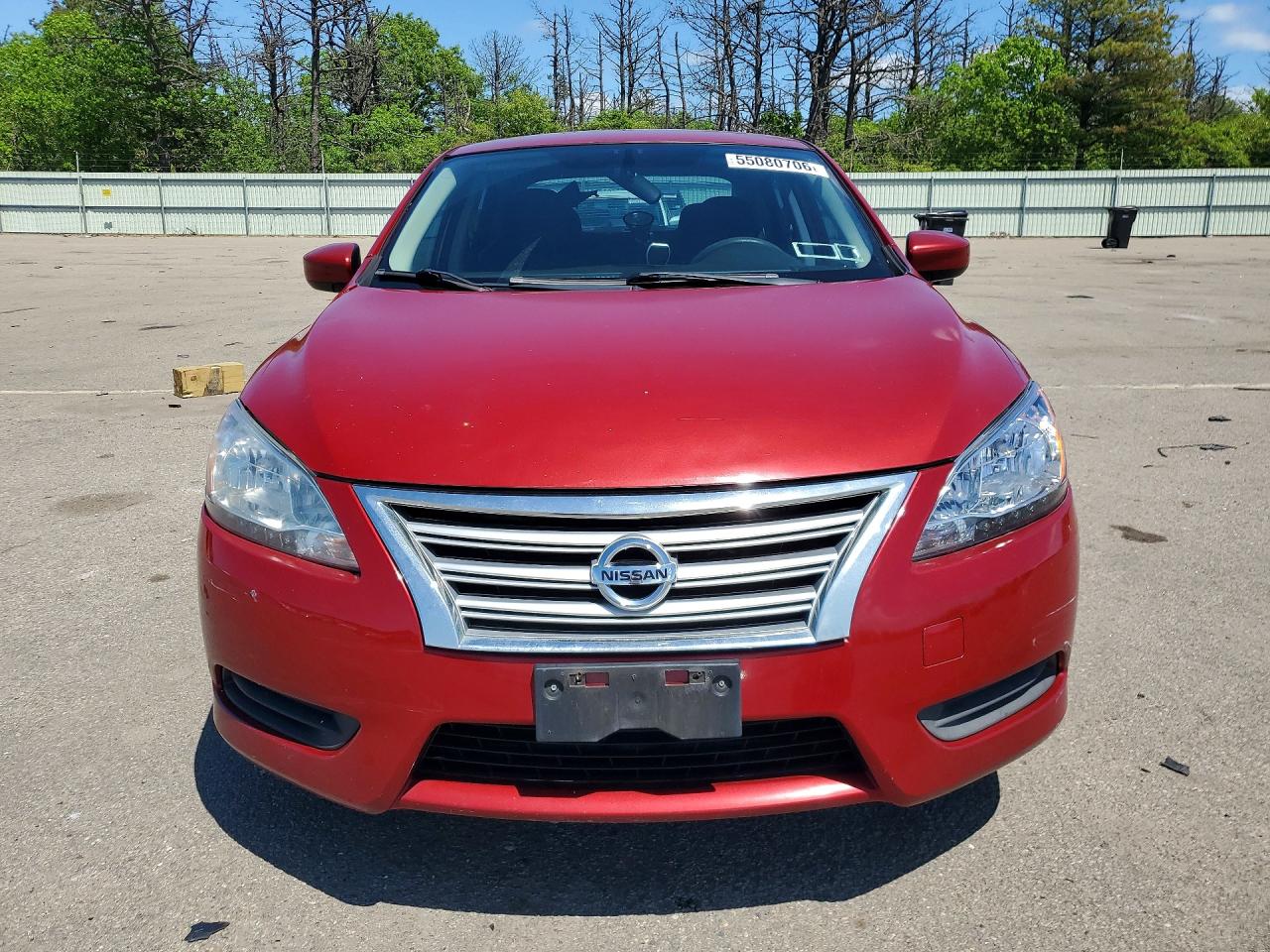 2013 Nissan Sentra S Red vin: 3N1AB7AP3DL769011
