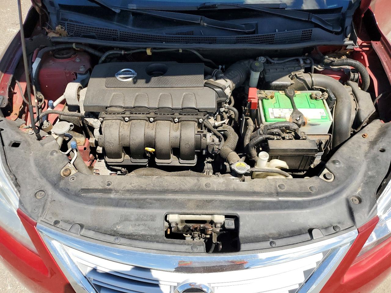 2013 Nissan Sentra S Red vin: 3N1AB7AP3DL769011