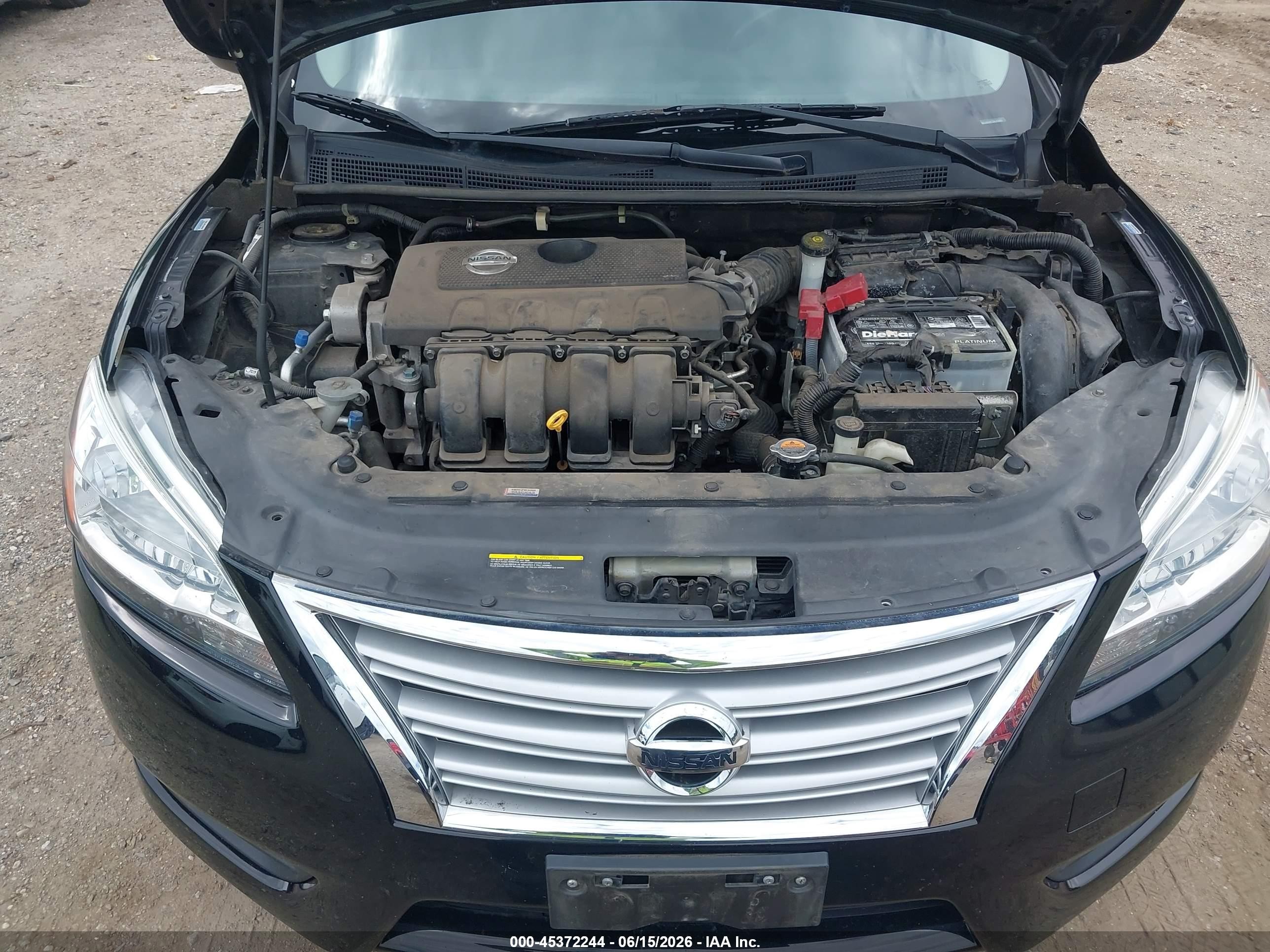 2013 Nissan Sentra Fe+ Sv Black vin: 3N1AB7AP3DL769042
