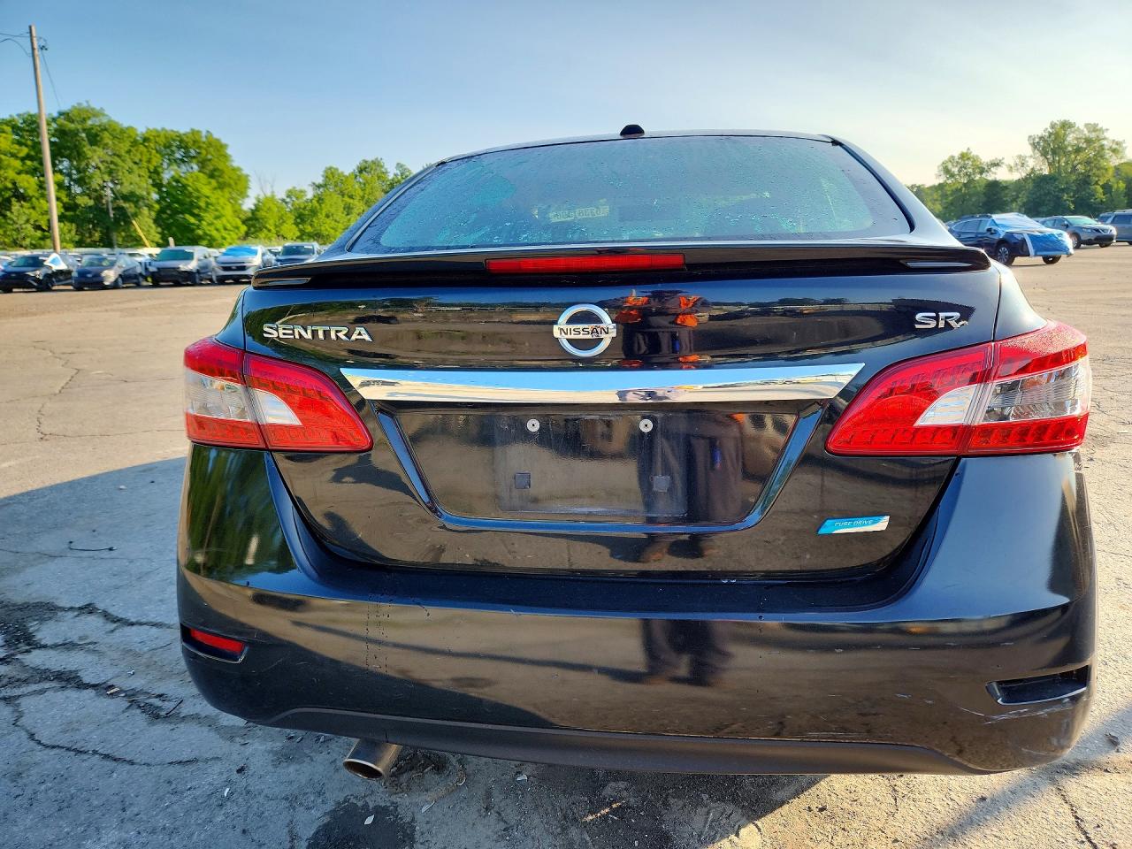 2013 Nissan Sentra S Black vin: 3N1AB7AP3DL775567