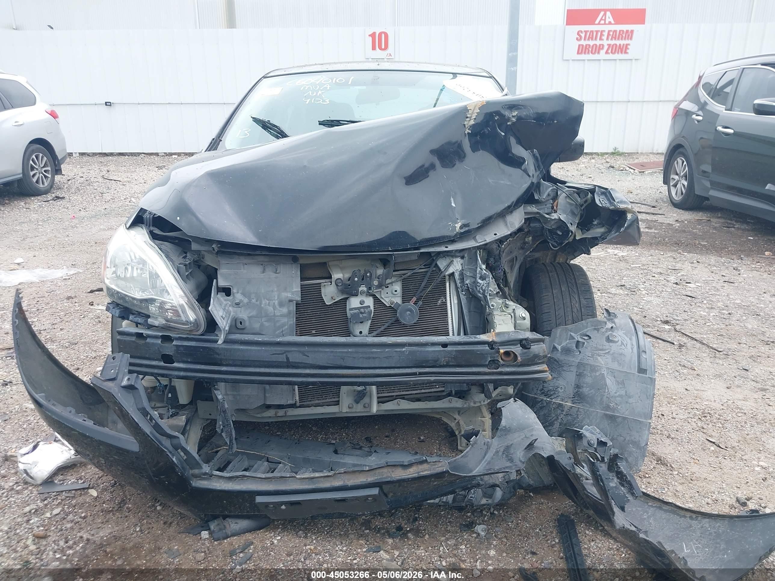 2013 Nissan Sentra Sr Black vin: 3N1AB7AP3DL778372