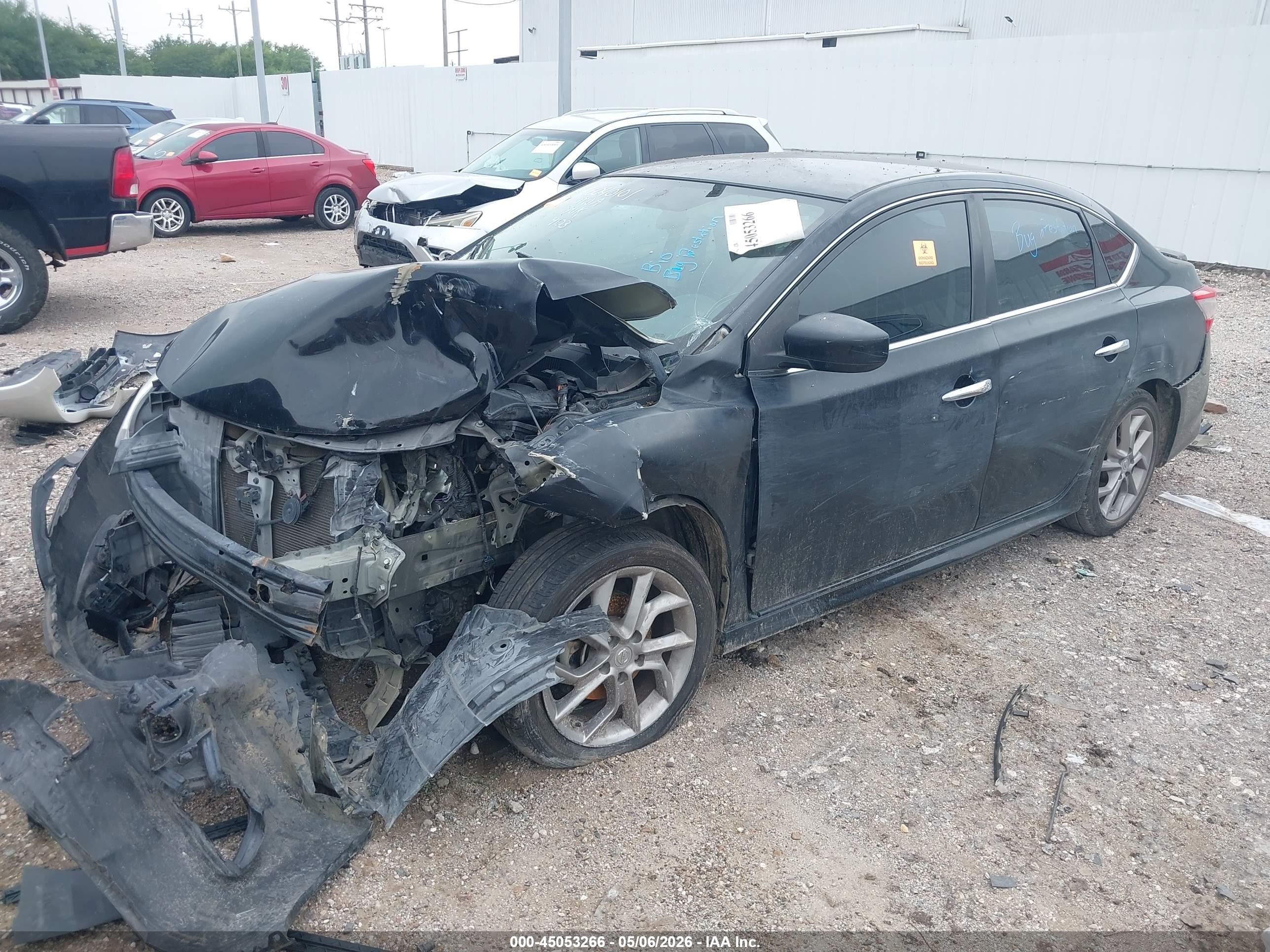 2013 Nissan Sentra Sr Black vin: 3N1AB7AP3DL778372