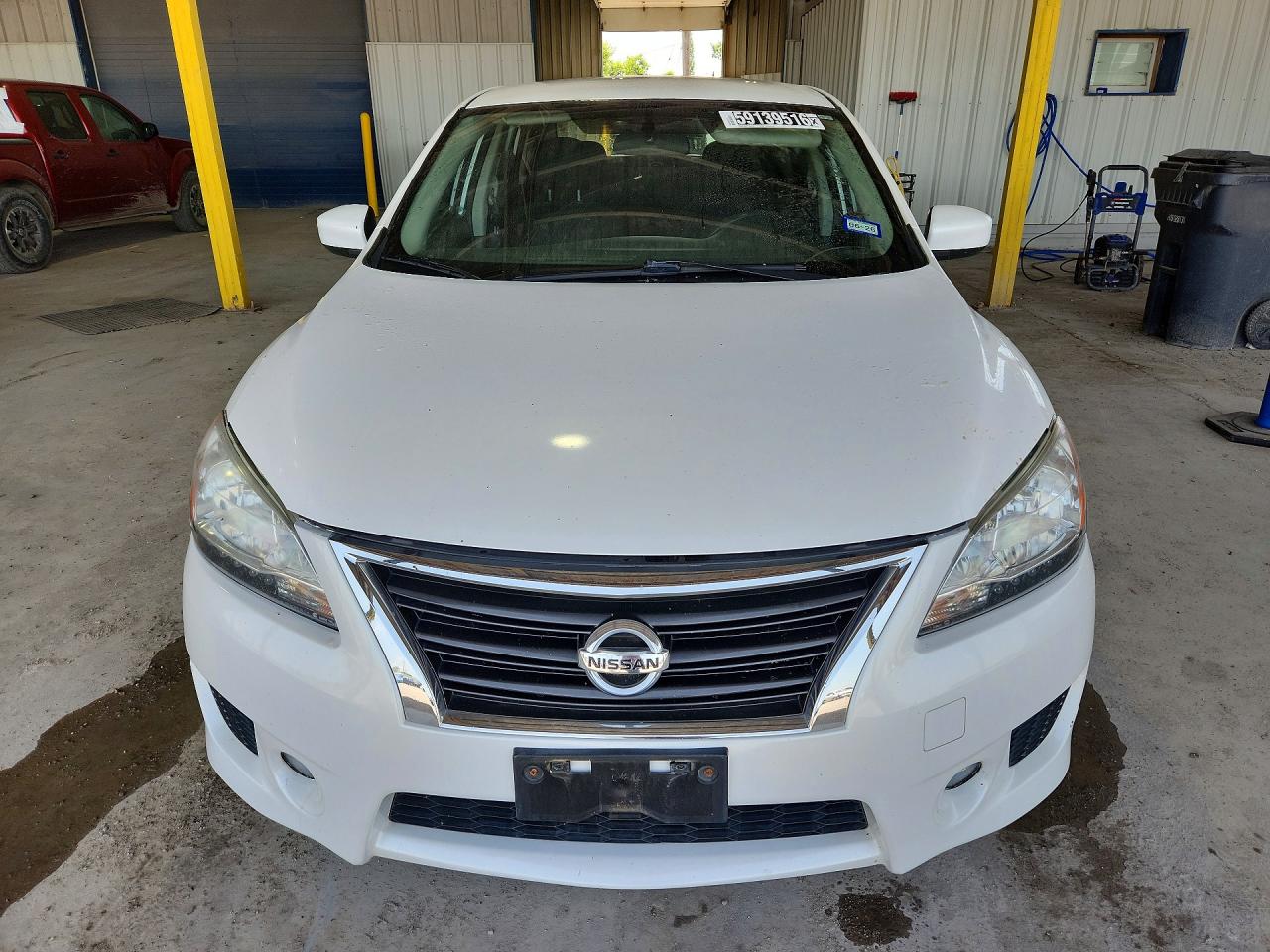 2013 Nissan Sentra S White vin: 3N1AB7AP3DL795026