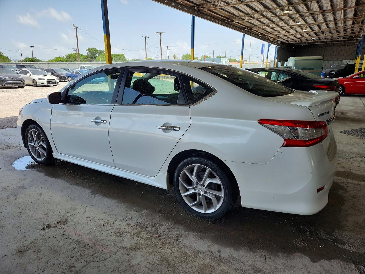 2013 Nissan Sentra S White vin: 3N1AB7AP3DL795026