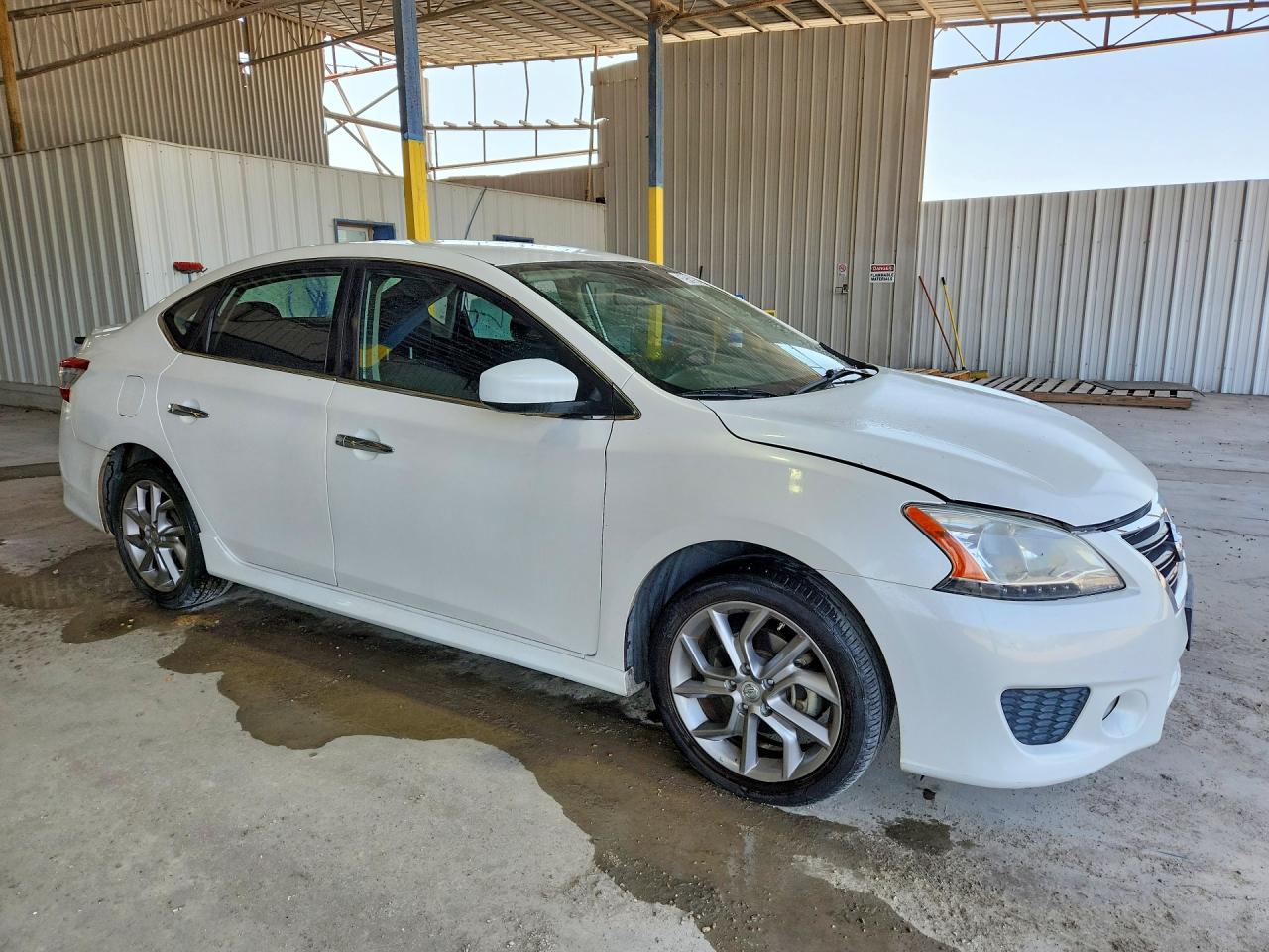 2013 Nissan Sentra S White vin: 3N1AB7AP3DL795026