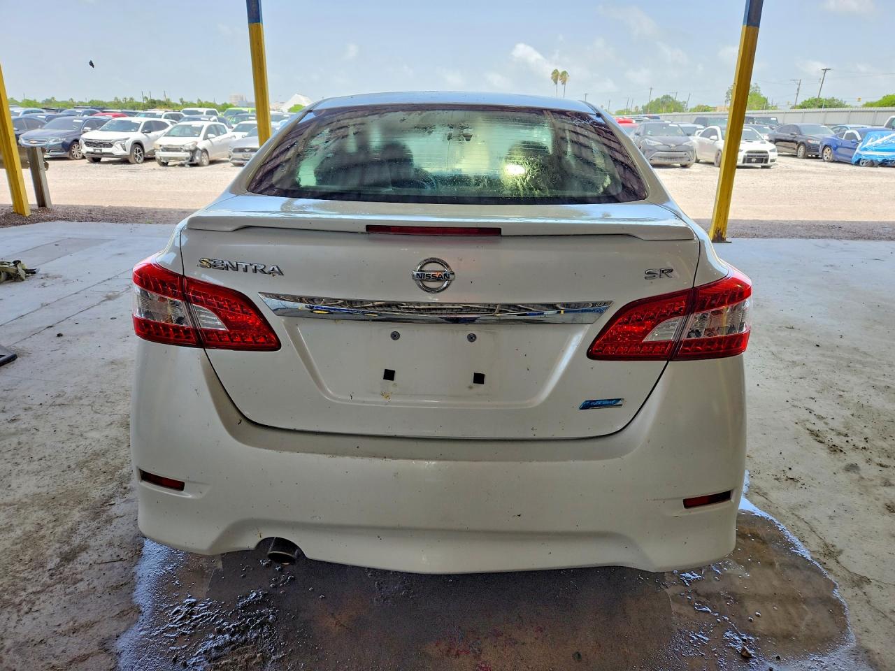 2013 Nissan Sentra S White vin: 3N1AB7AP3DL795026