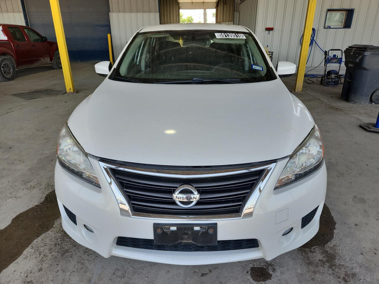 2013 Nissan Sentra S White vin: 3N1AB7AP3DL795026 Damage: Hood, Multiple Scratches Heavy, 3