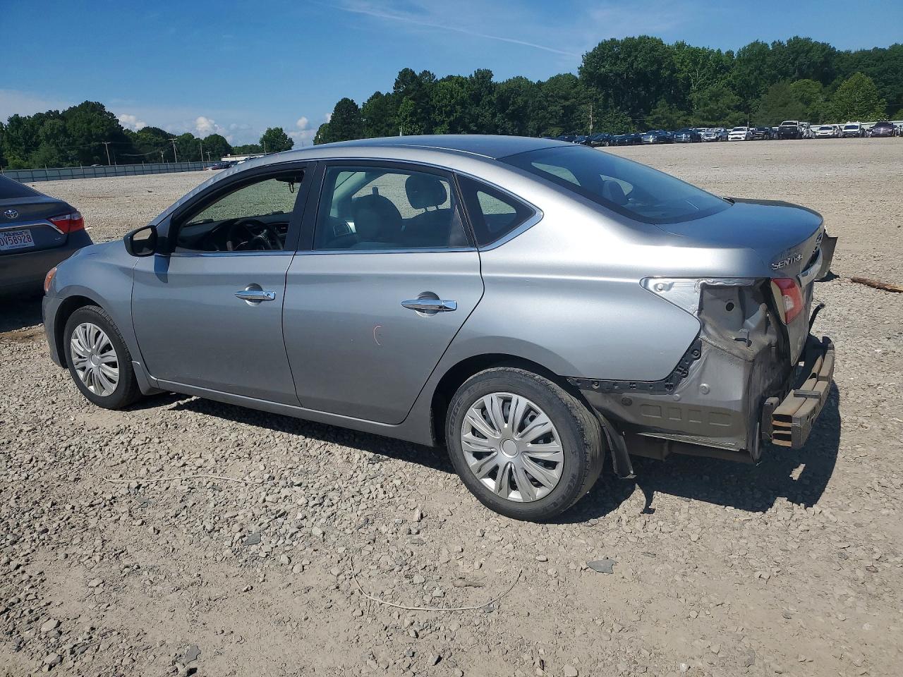 2013 Nissan Sentra S Silver vin: 3N1AB7AP3DL798234