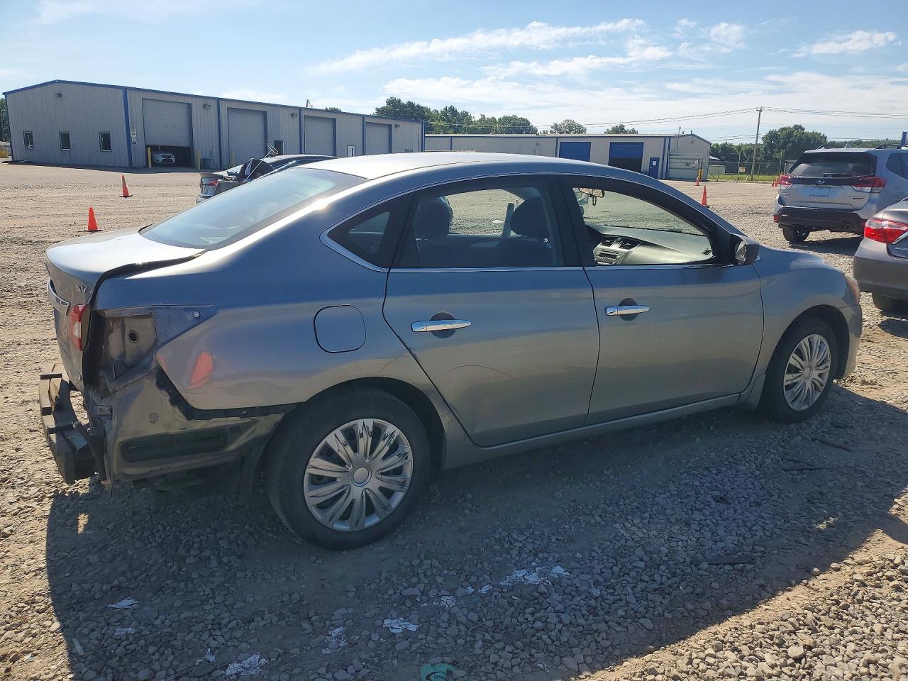 2013 Nissan Sentra S Silver vin: 3N1AB7AP3DL798234