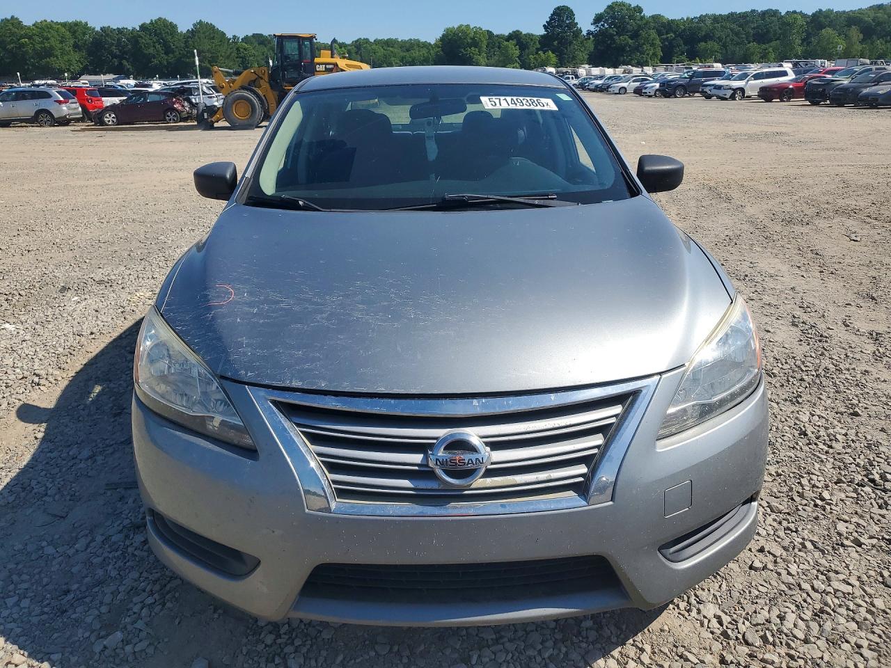2013 Nissan Sentra S Silver vin: 3N1AB7AP3DL798234