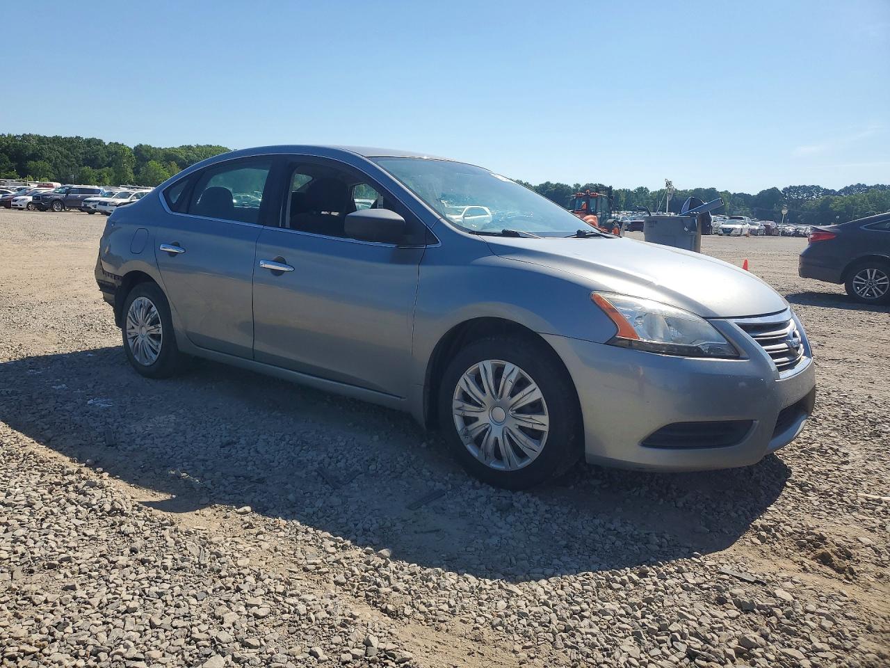 2013 Nissan Sentra S Silver vin: 3N1AB7AP3DL798234