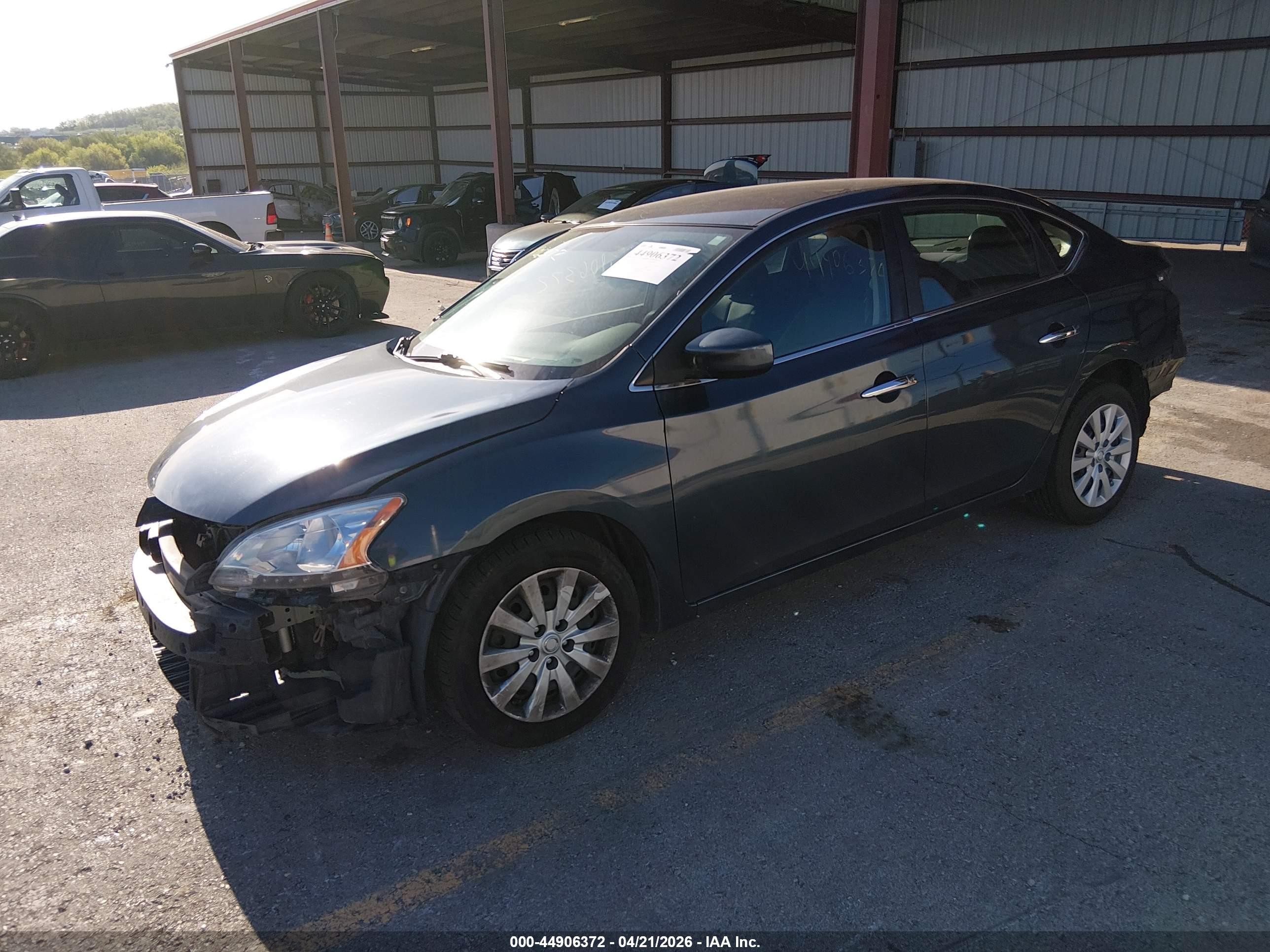 2014 Nissan Sentra S Dark Blue vin: 3N1AB7AP3EL612967
