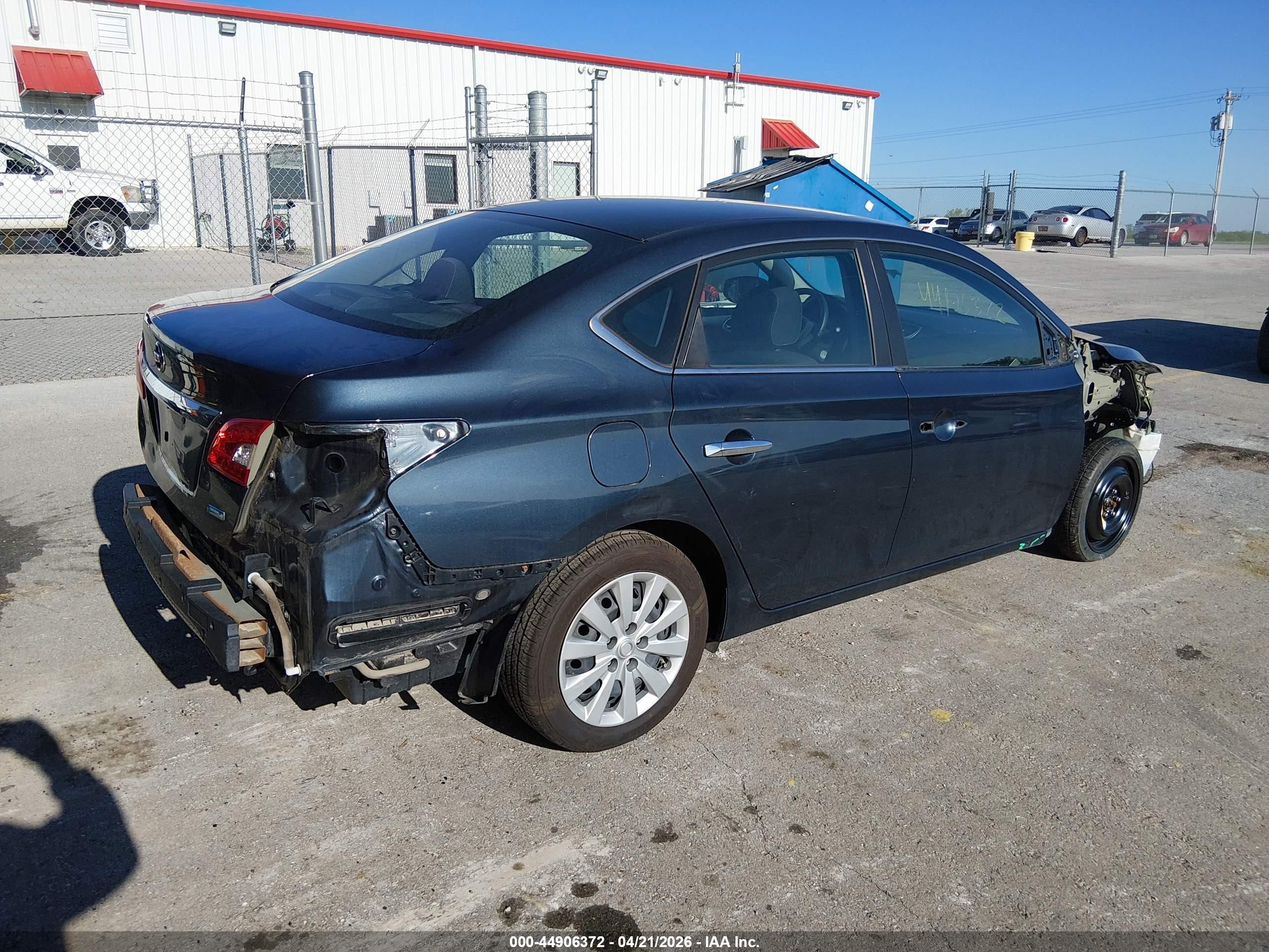 2014 Nissan Sentra S Dark Blue vin: 3N1AB7AP3EL612967