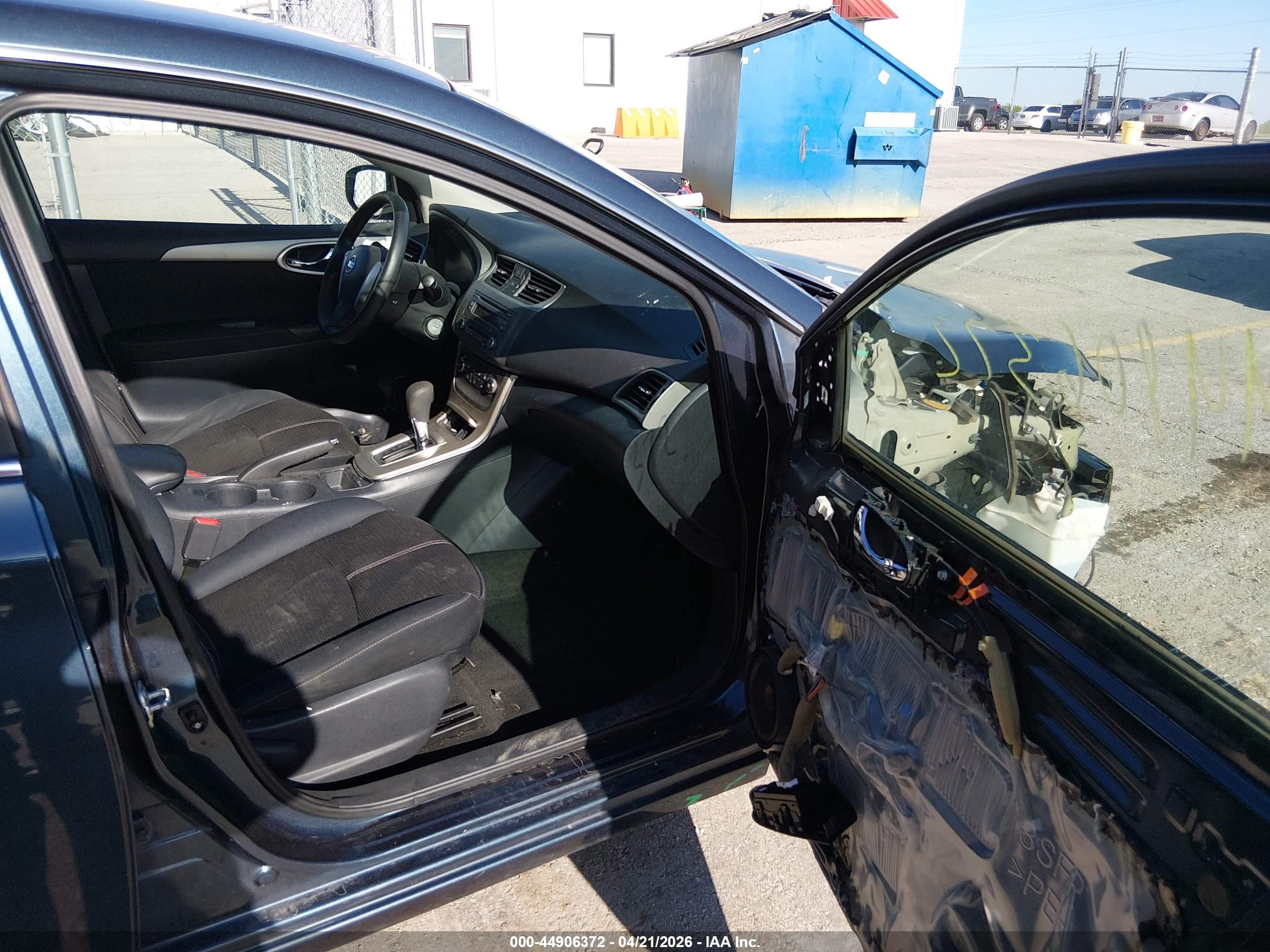 2014 Nissan Sentra S Dark Blue vin: 3N1AB7AP3EL612967
