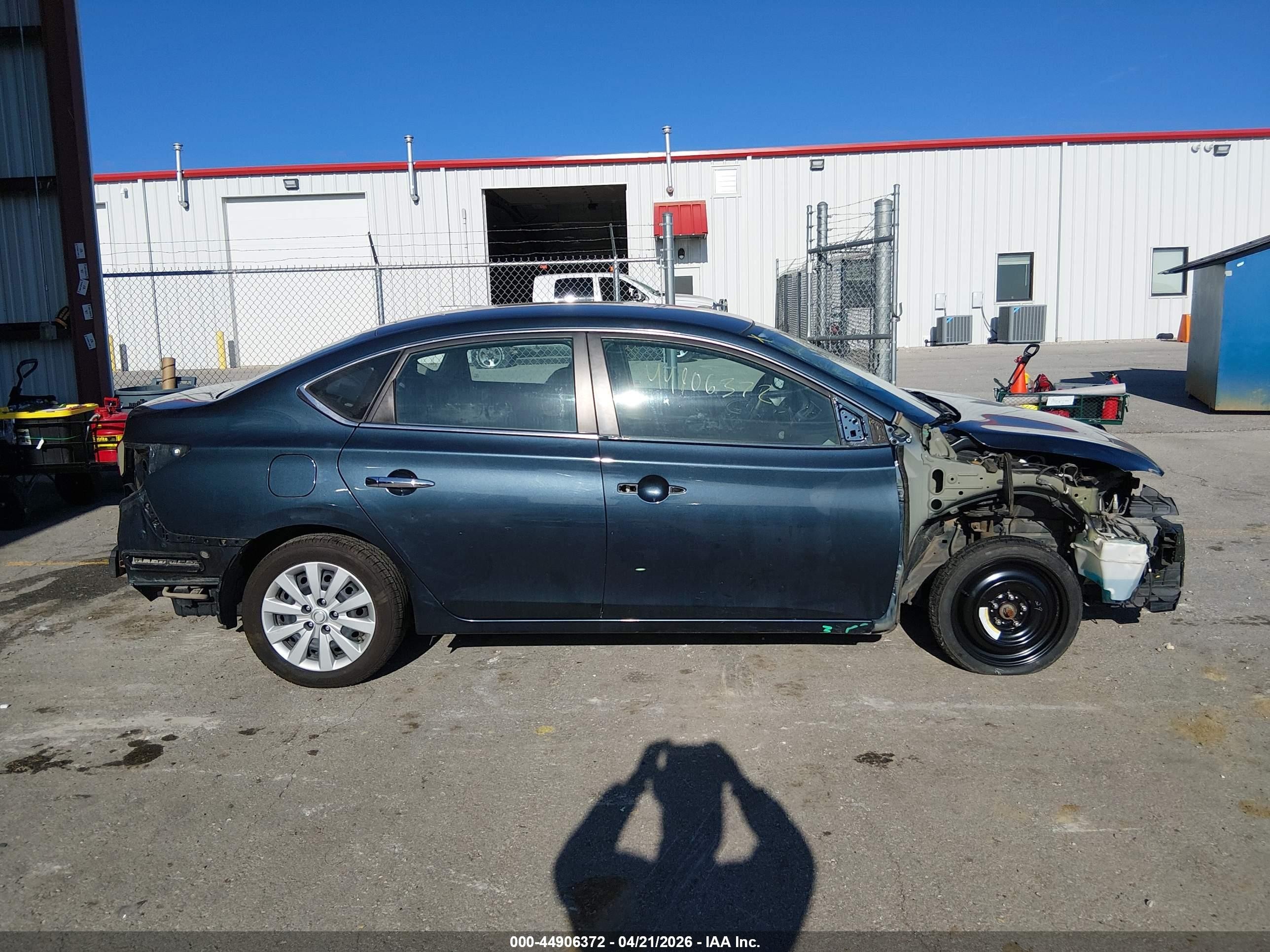2014 Nissan Sentra S Dark Blue vin: 3N1AB7AP3EL612967