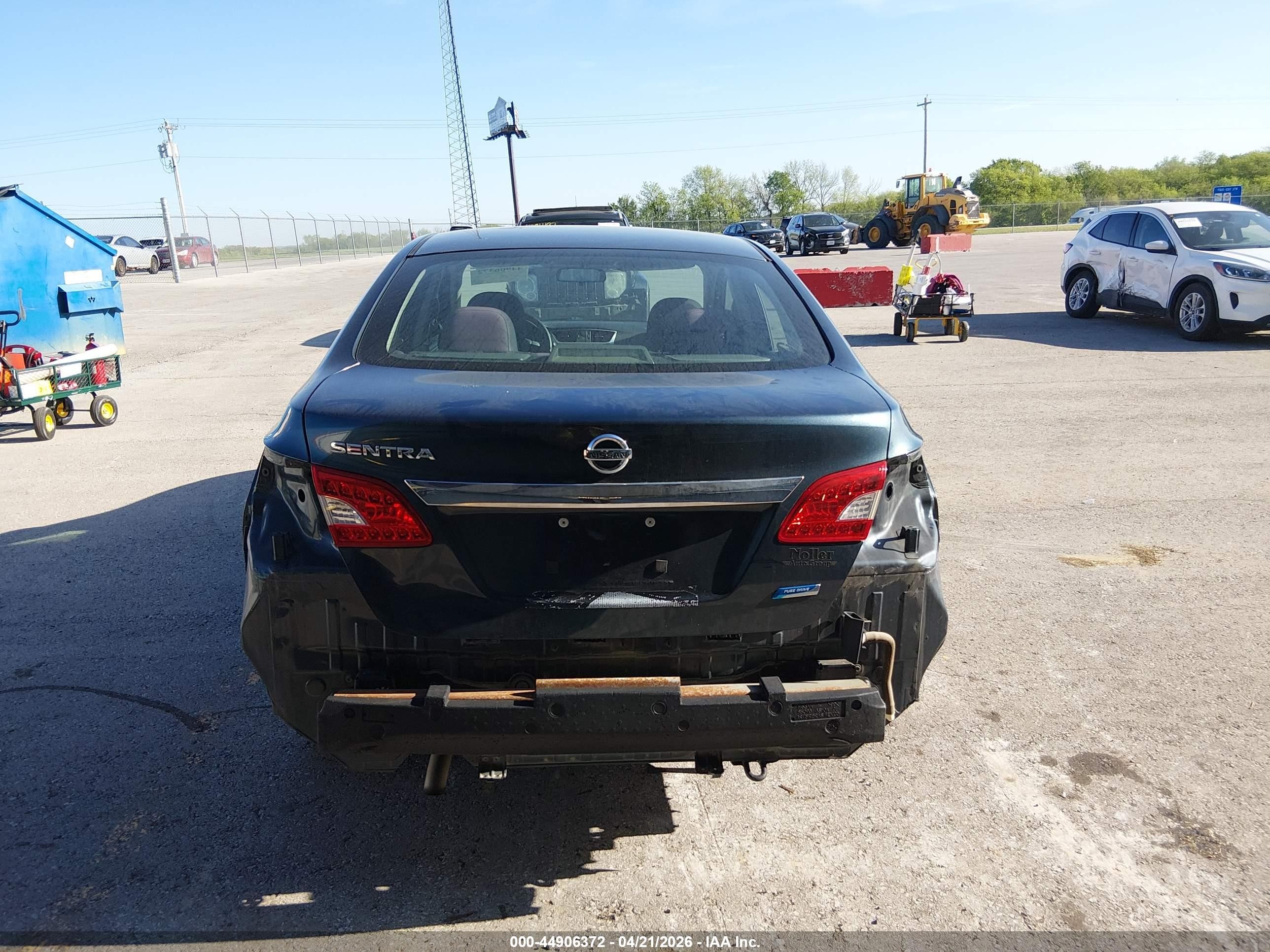 2014 Nissan Sentra S Dark Blue vin: 3N1AB7AP3EL612967