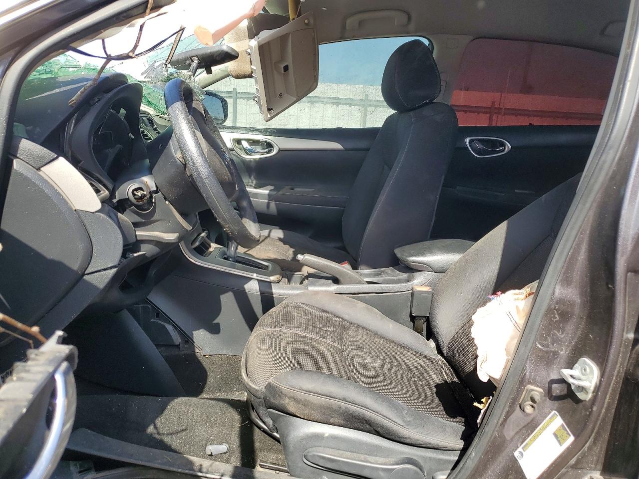 2014 Nissan Sentra S Gray vin: 3N1AB7AP3EL615805