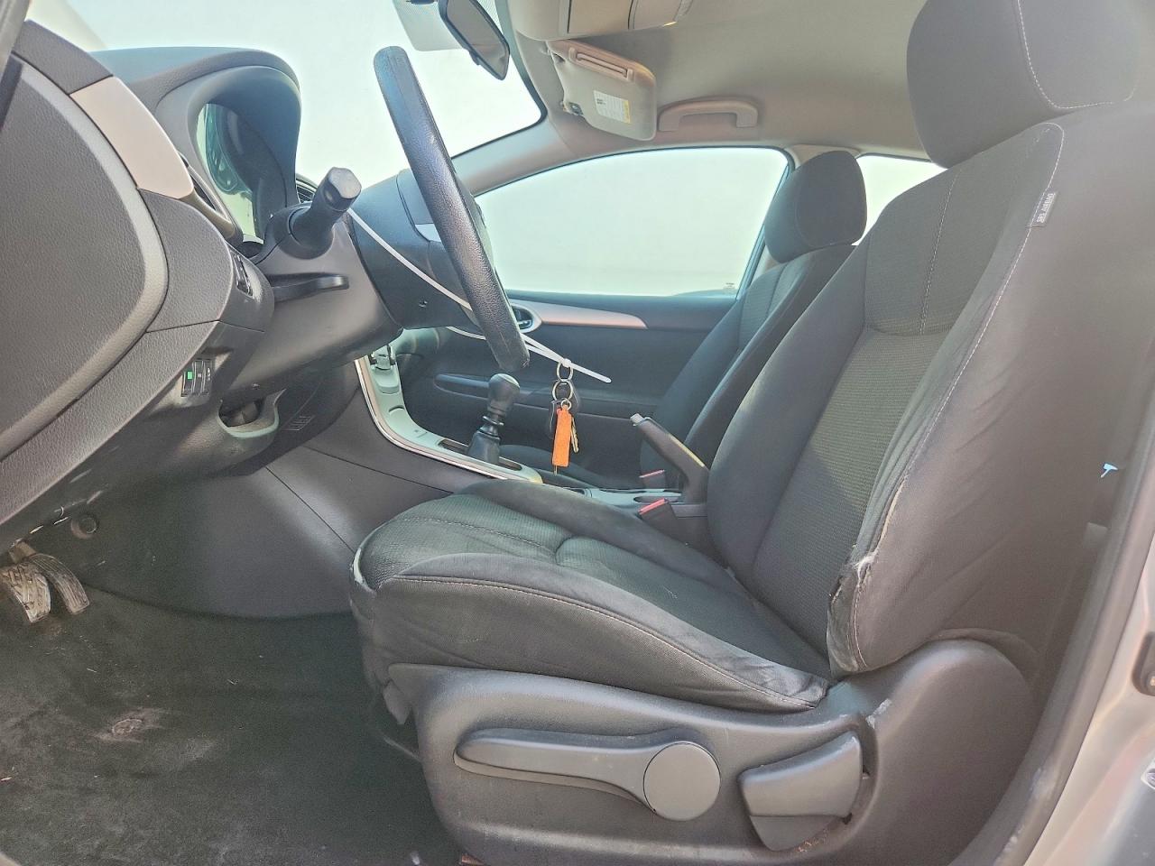 2014 Nissan Sentra S Silver vin: 3N1AB7AP3EL621412