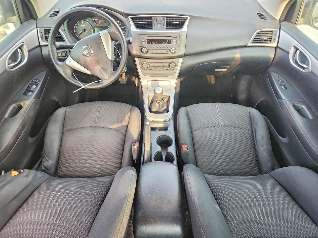 2014 Nissan Sentra S Silver vin: 3N1AB7AP3EL621412