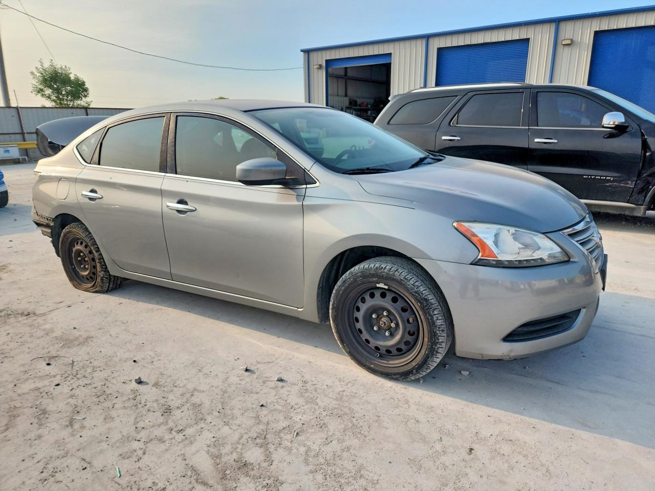 2014 Nissan Sentra S Silver vin: 3N1AB7AP3EL621412