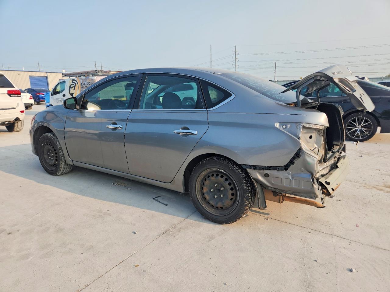 2014 Nissan Sentra S Silver vin: 3N1AB7AP3EL621412