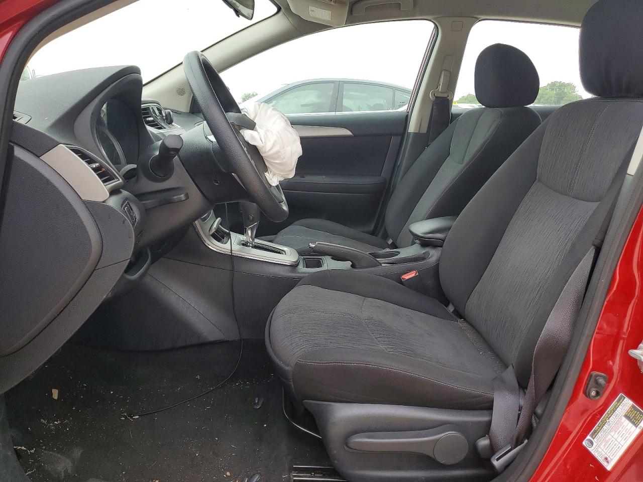 2014 Nissan Sentra Sv Red vin: 3N1AB7AP3EL623922
